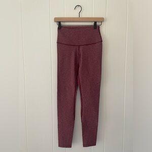 The North Face Leggings, Maroon Heather, NWOT